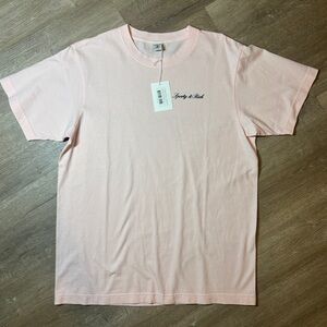 Sporty & Rich Light Pink Short Sleeve Tee